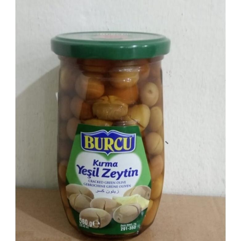 

Buah Zaitun Hijau Burcu 580gram
