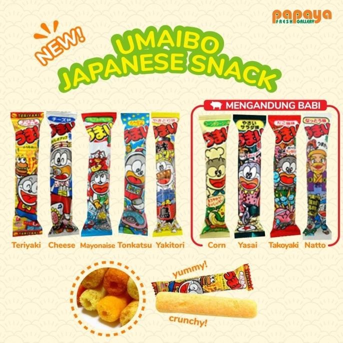 

Yaokin Umaibo Japan / Snack Stick Jag (30 pcs x 6 Gr) 180 Gr/Pack