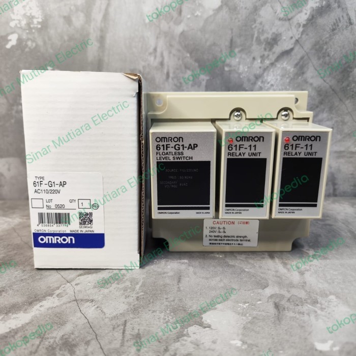 TERBARU Floatless Switch Water Level Control WLC 2 Tangki 61F-G1-AP Omron
