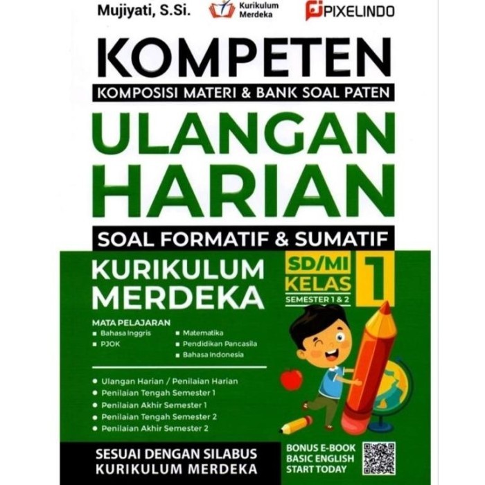 

PROMO BUKU KOMPETEN KOMPOSISI MATERI BANK SOAL PATEN ULANGAN HARIAN SD MI KELAS 1 2 3 4 5 6 SOAL