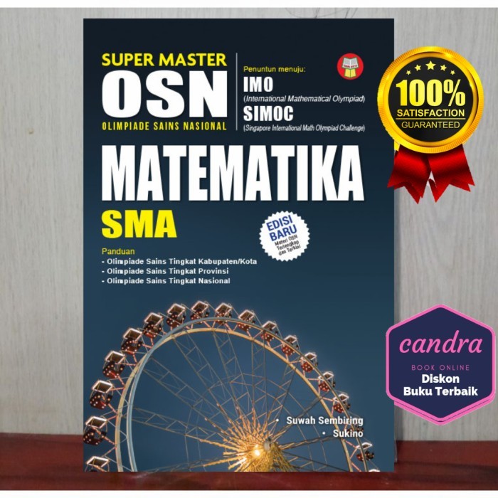 

BUKU SUPER MASTER OSN (OLIMPIADE SAINS NASIONAL) MATEMATIKA SMA