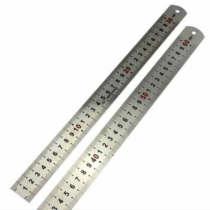 

Penggaris Stainless Steel / Stainless Steel Ruler 100cm / 1 Meter