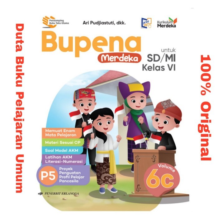 

Buku Bupena 6C Kelas 6 SD / MI Kurikulum Merdeka Erlangga