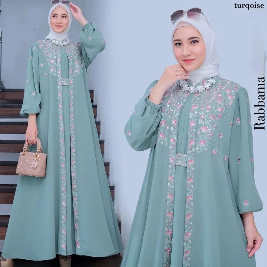 Gmis Turki Ibu Ibu Gamiss Abaya Lebaran Terbaru 2025 Gamis Dress Premium Gamis New Model Terbaru Gha