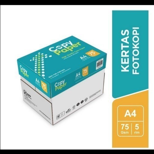 

Kertas HVS A4 75 GSM Copy Paper per rim
