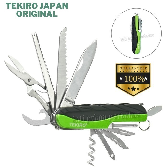 TEKIRO PISAU LIPAT MULTIFUNGSI 15 IN 1 - PISAU LIPAT SERBAGUNA 15 IN 1