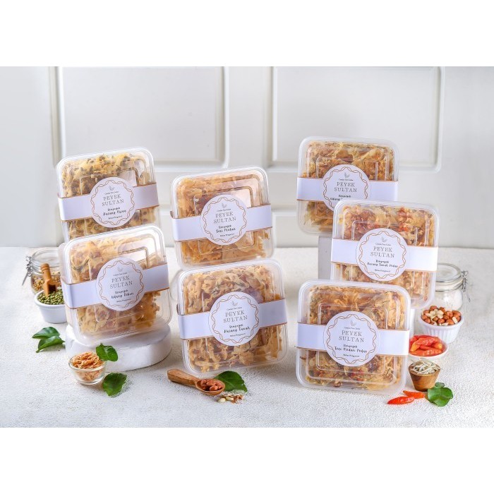 

HOT SALE! Peyek Sultan Peyek Premium All Varian Jumbo Toples - Kacang Tanah,Teri