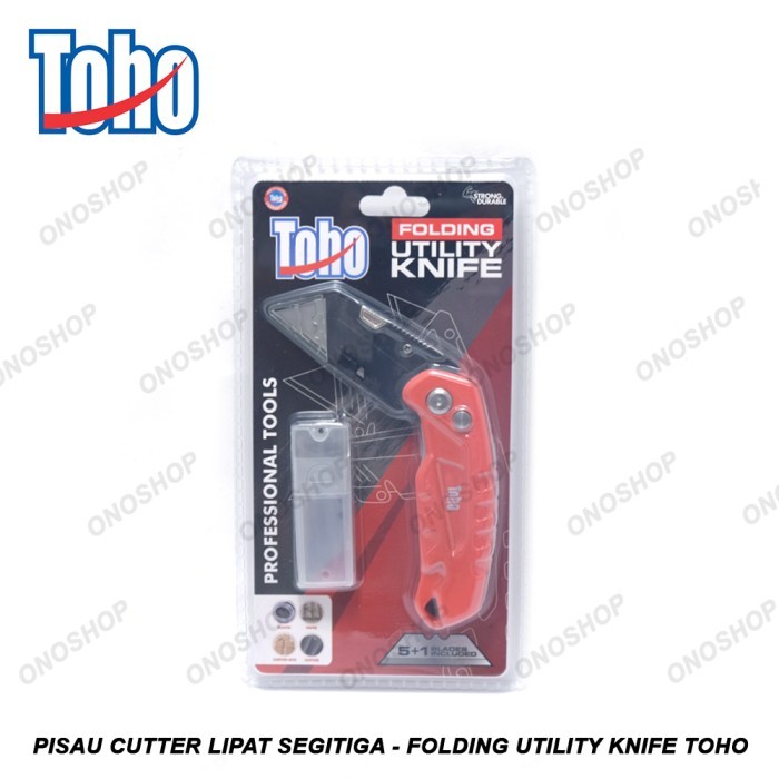 

PROMO! Pisau Cutter Lipat Segitiga - Folding Utility Knife Toho
