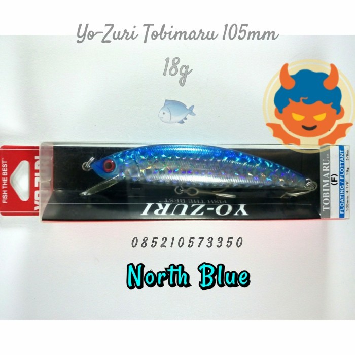 Yozuri Tobimaru 105mm Blue 18gram NEW Japan