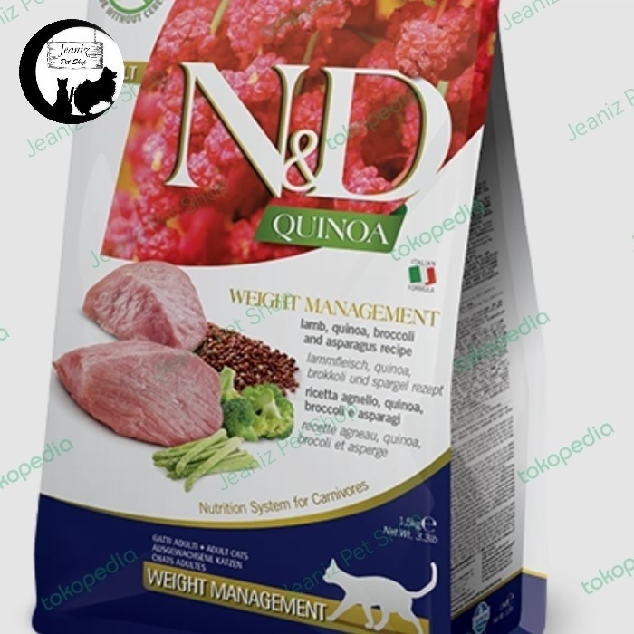 

N&D QUINOA WEIGHT MANAGEMENT ADULT CAT 1,5KG