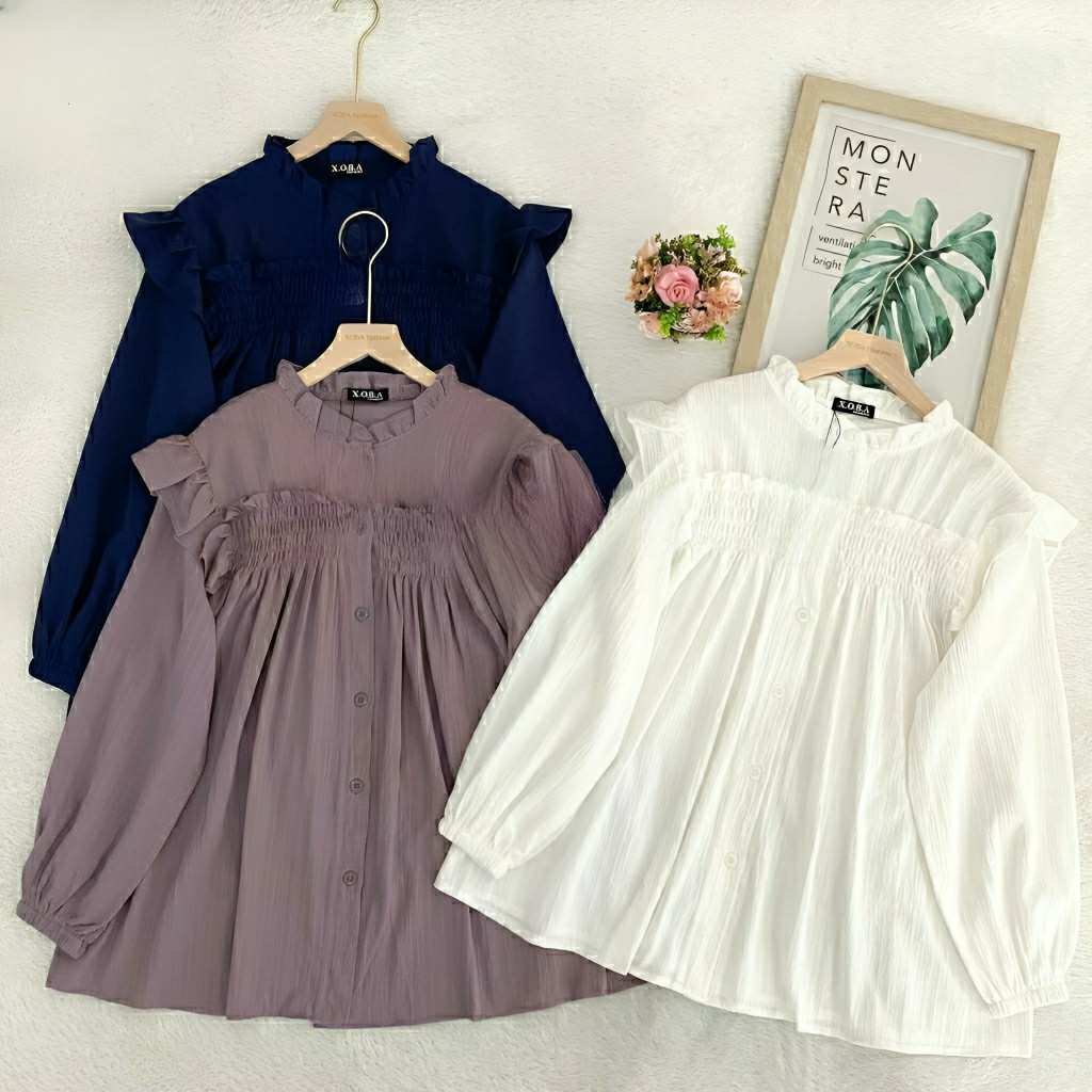 Baju Cewek Import Premium Kemja Formal Premium Kemeja Cewek Arasan Cwek Blose Wanita Dewasa Atadan B