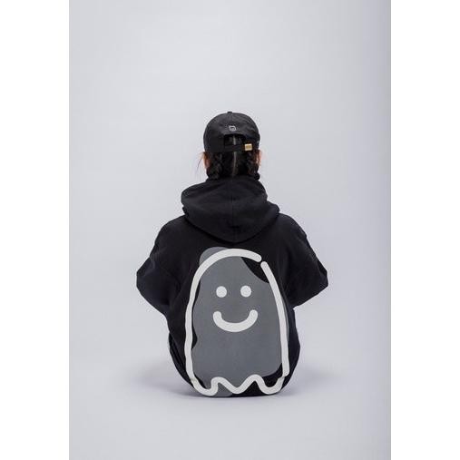 Faith Fade Childhood Memories - Smiley Ghostey Small Hoodie (Black) Kode 1488