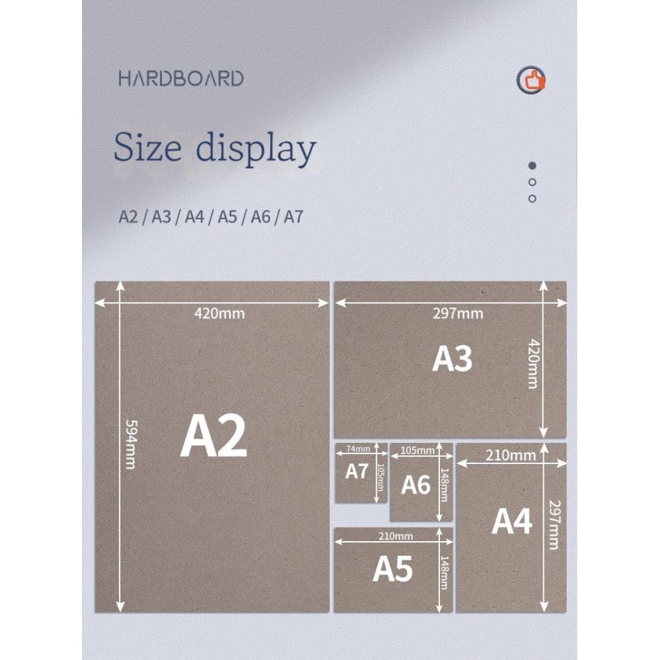 

A5 A4 A3 Thicked Kraft Paper DIY Handmake Card Making Cardstock Craft Paper Thick Paperboard