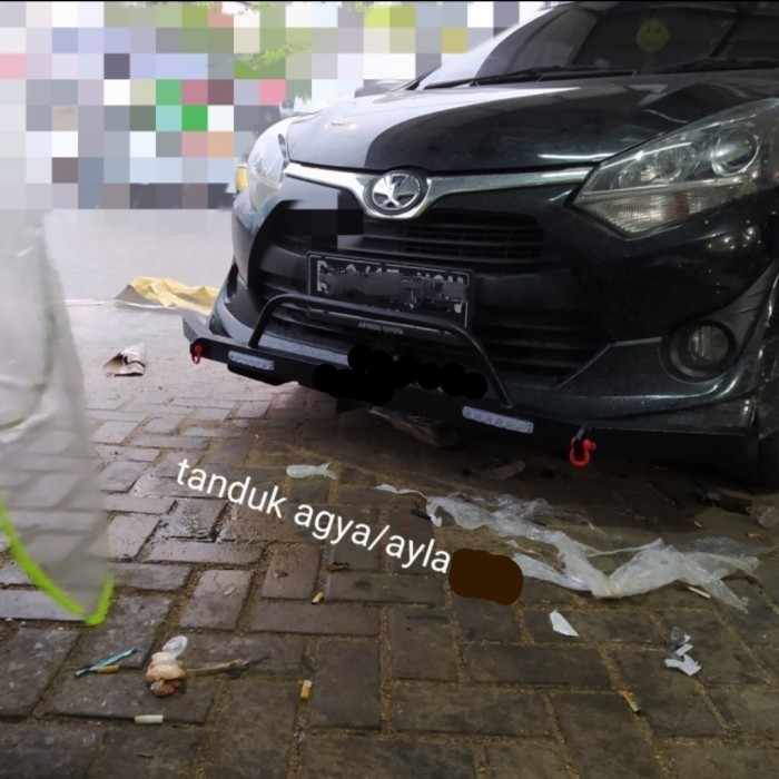 TERLARIS towing tanduk depan mobil agya/ayla