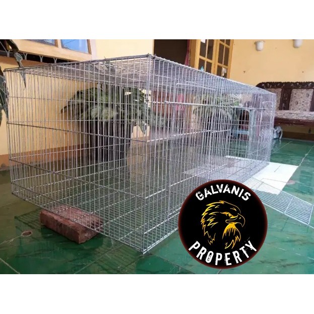 TERLARIS KANDANG GALVANIS/KANDANG AYAM/KANDANG KELINCI 3 HOLE /PINTU / KURUNGAN