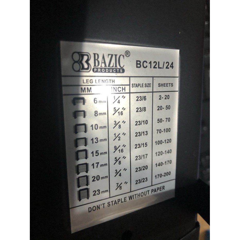 

HEAVY DUTY STAPLER BC-12L/24 LONG REACH