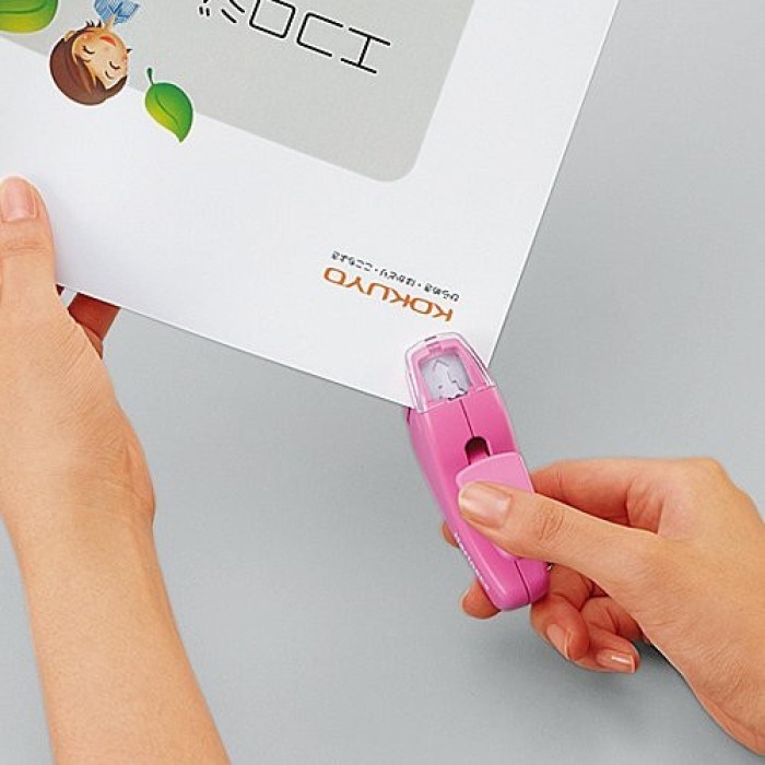 

terbaru !!! steples staples unik tanpa isi alat pengepress perekat