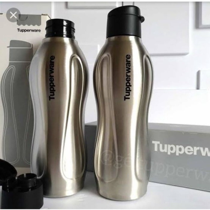 Tupperware eco bottle stainless steel 875ml botol minum