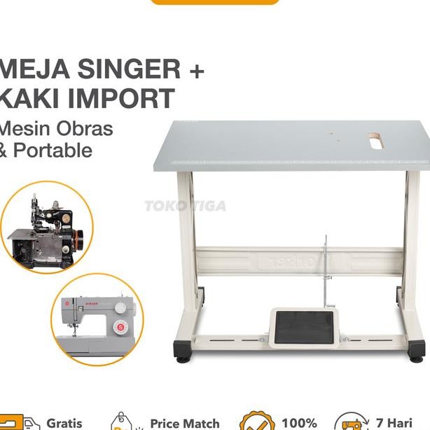 Meja Dan Ai Mein Jahit Obra Tradiional Portable