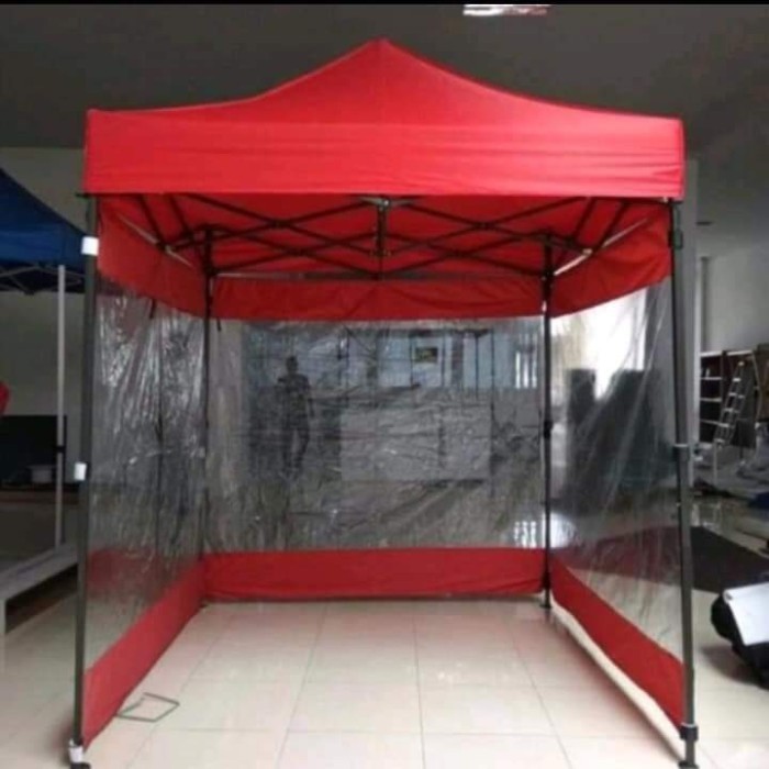 Tirai Tenda, Dinding Tenda, Tutup Samping Tenda Uk 2X2