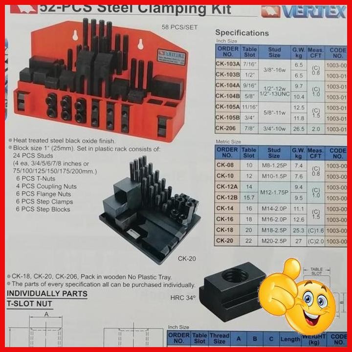 

[VRX] VERTEX CLAMPING KIT CK-08