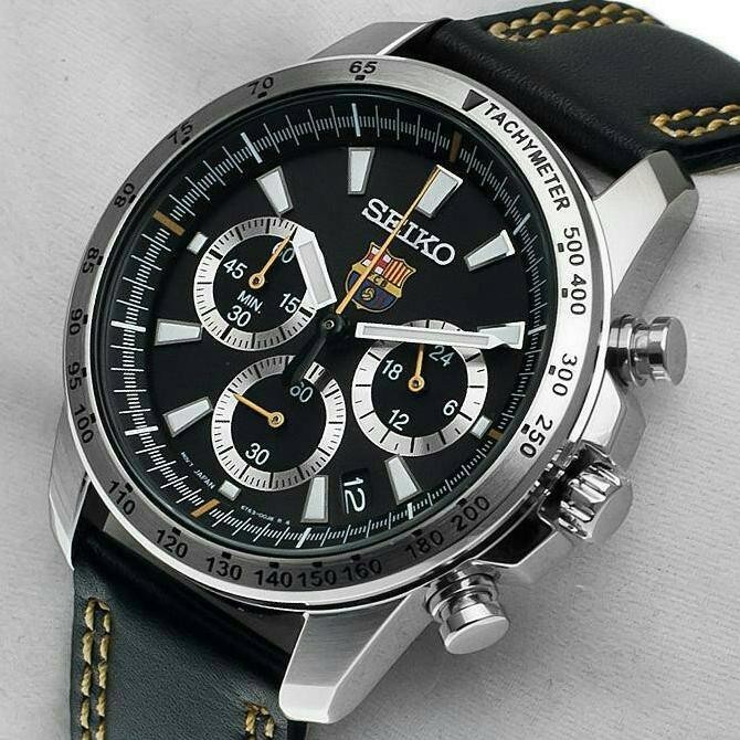 Jam Tangan Pria Seiko Barcelona SSB073 Original Garansi Resmi 1 Tahun Terlaris