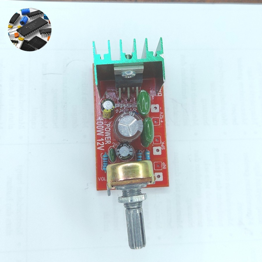 LAGI PROMO Kit Power Mini Amplifier DC 12 Volt MASTER MIXER **