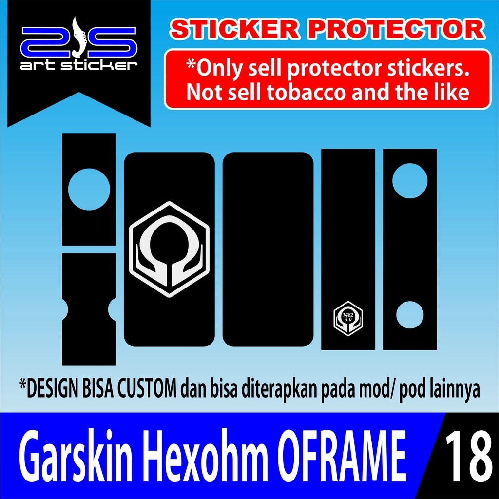 

*PromoTerjangkau* Hexom O Frame Standar Garskin Wrap Stiker Premium / X Casing Case COD