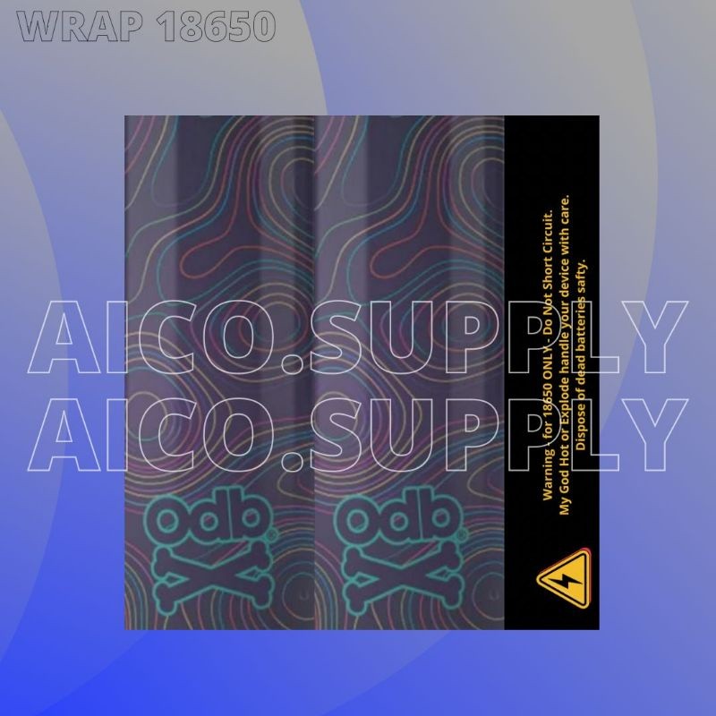 

*PromoTerjangkau* Ambitionstore Stiker Wrap Baterai 18650 Odb V1 All Series Pelindung Dan Penghias Untuk Segala Merek 46 Garskin Wrap Stiker Premium / X Casing Case COD