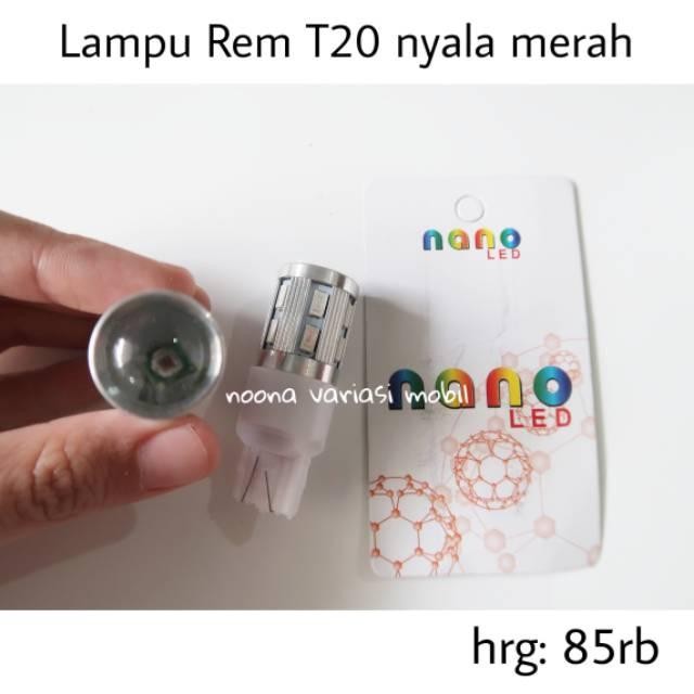 Dop Lampu Rem Honda Brio Mobilio Calya Sigra Civic Kedip T20 Merah