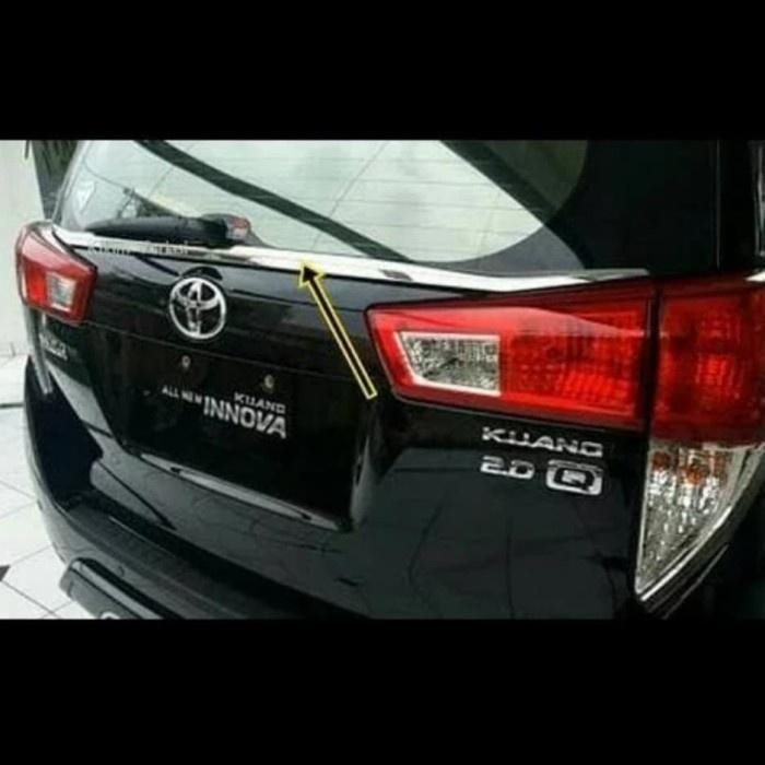 List Lis Pintu Kaca Belakang Chrome Mobil All New Innova Reborn 2016-2021