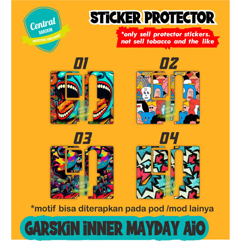 

*PromoTerjangkau* Inner Mayday Katalog Lucu 01 Garskin Wrap Stiker Premium / X Casing Case COD
