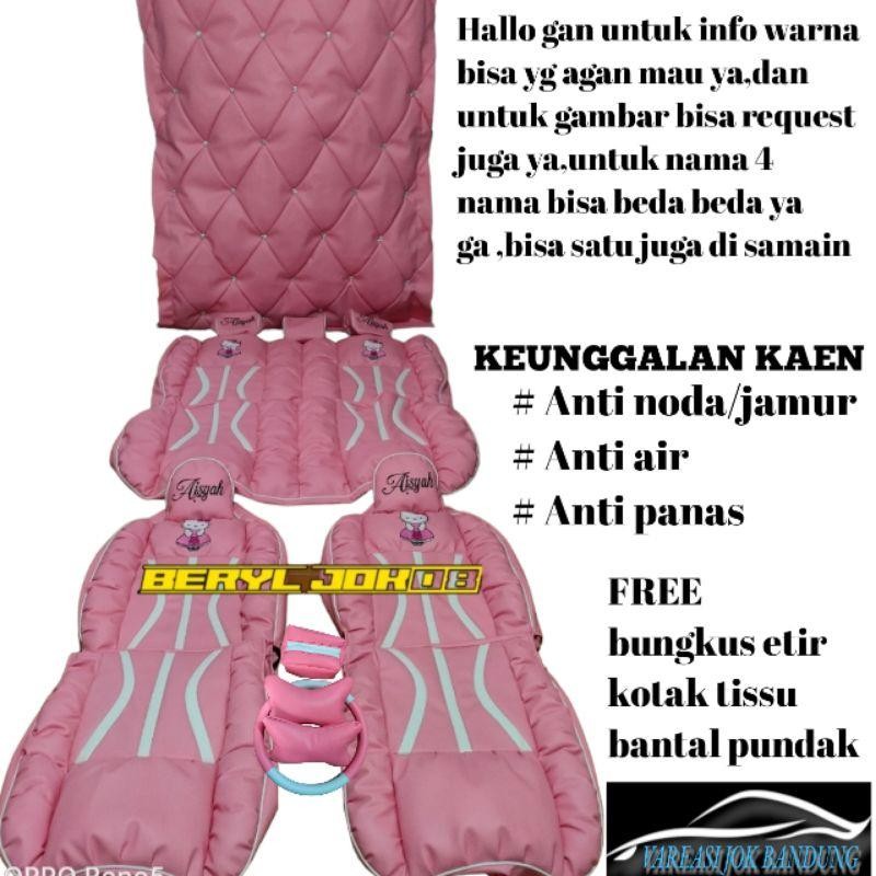 Sarung Jok Mobil Karakter+Plapon,Bungkus Jok Mobil Karakter+Plapon,Cover Jok Mobil Karakter+Plapon, 