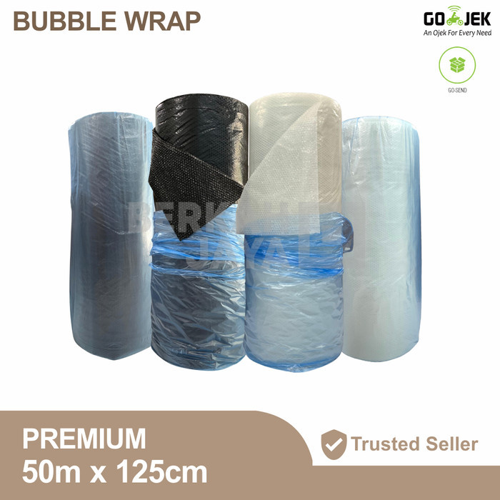 

BUBBLE WRAP / PLASTIK GELEMBUNG BUNGKUS BIRU ROLL 50MX125CM (BACA)