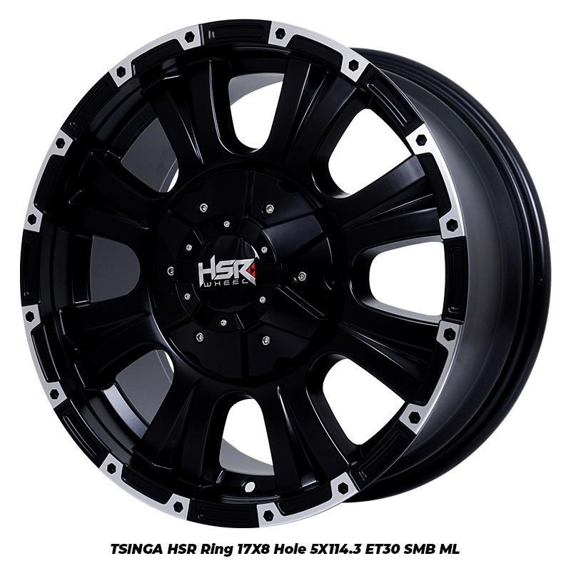 Velg Mobil Hsr Wheel Rush,Xover,Terios,Brv,Xtrail,Innova,Xpander Ring17