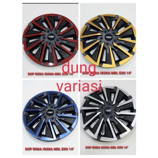 Dop Velg Cover Tutup Whelldop Exo Ring 13 & 14 Mobil Universal Agya Ayla Kijang Carry Avanza Xenia C