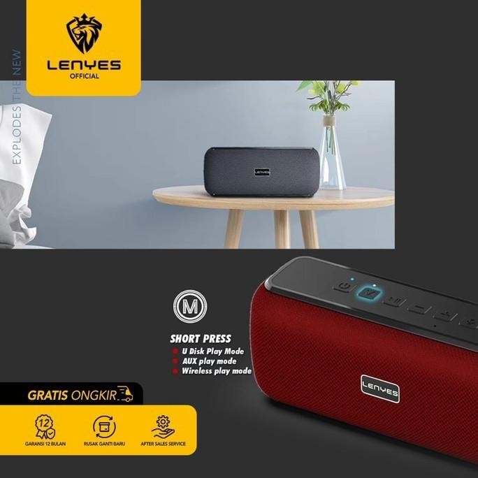 Grosir Speaker Bluetooth Portable Lenyes S809 60W Maxxaudio Dsp Wireless