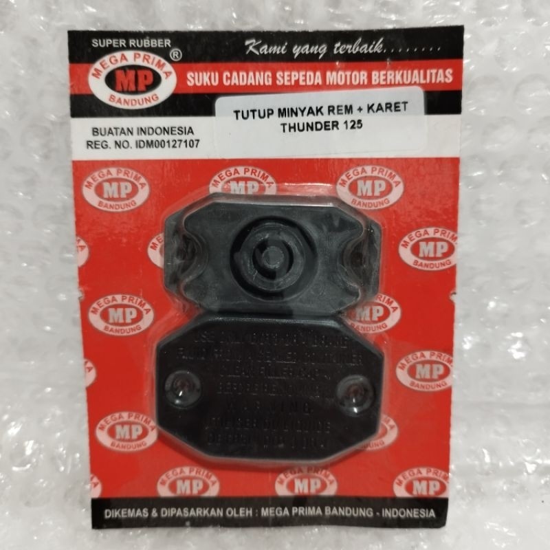 TUTUP MASTER REM ATAS TUTUP MINYAK REM + KARET SUZUKI THUNDER - THUNDER 125 ORIGINAL MP