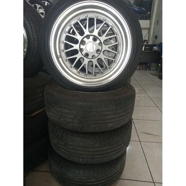 Bbs Lm Ring 16 Lebar 75/85 Pcd 4X100/114 Et30 Ban Accelera Octa 195 50 R16 Cocok Brio Freed Mobilio 