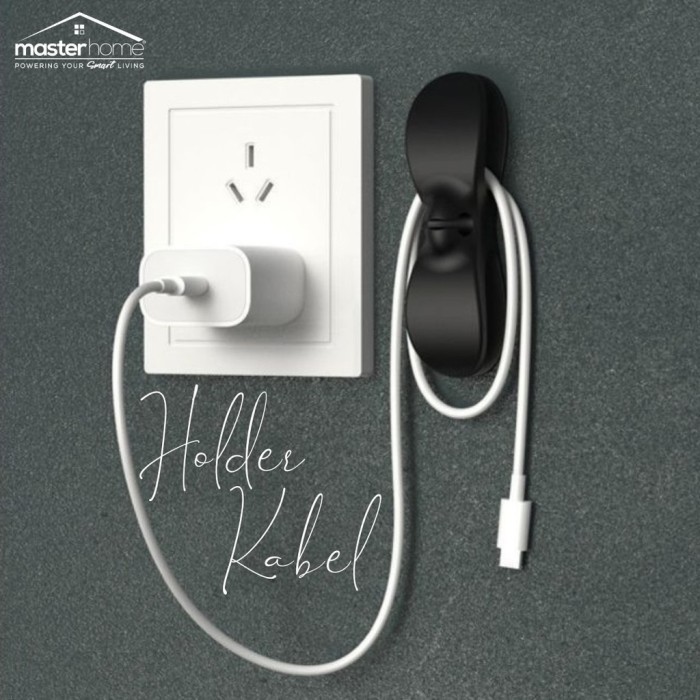 

Holder Perapih Kabel Tempel Model Pita | Penggulung Kabel Klip