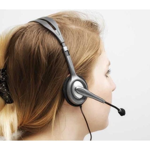 Stereo Headset LOGITECH H111 Headphone With Microphone Terlaris