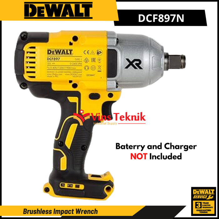 Brushless Impact Wrench Dewalt Dcf897N 3/4" 20V Xr Dcf897