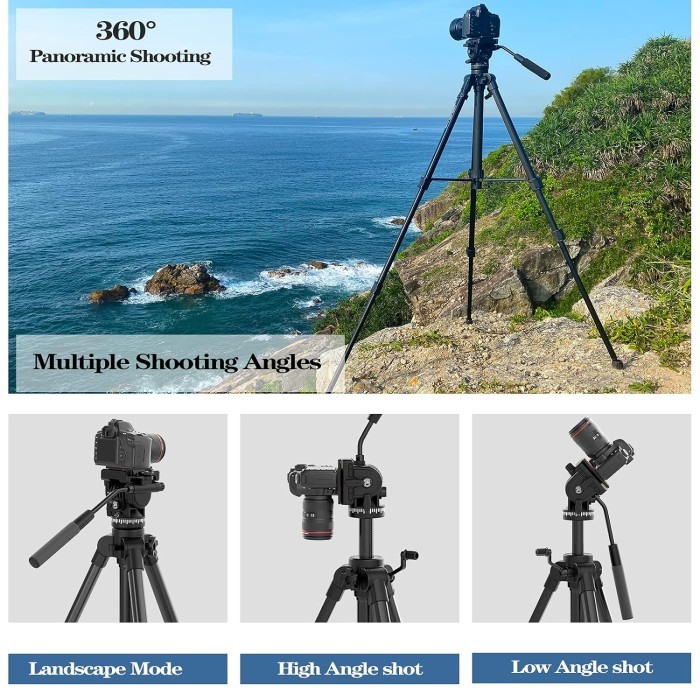 Tripod VIDEO KINGJOY VT-1500 Fluidhead Profesional video kamera