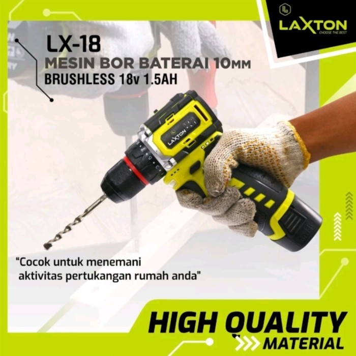 Laxton Lx18 Bor Cordless Batre 18V Brushless 10 Mn