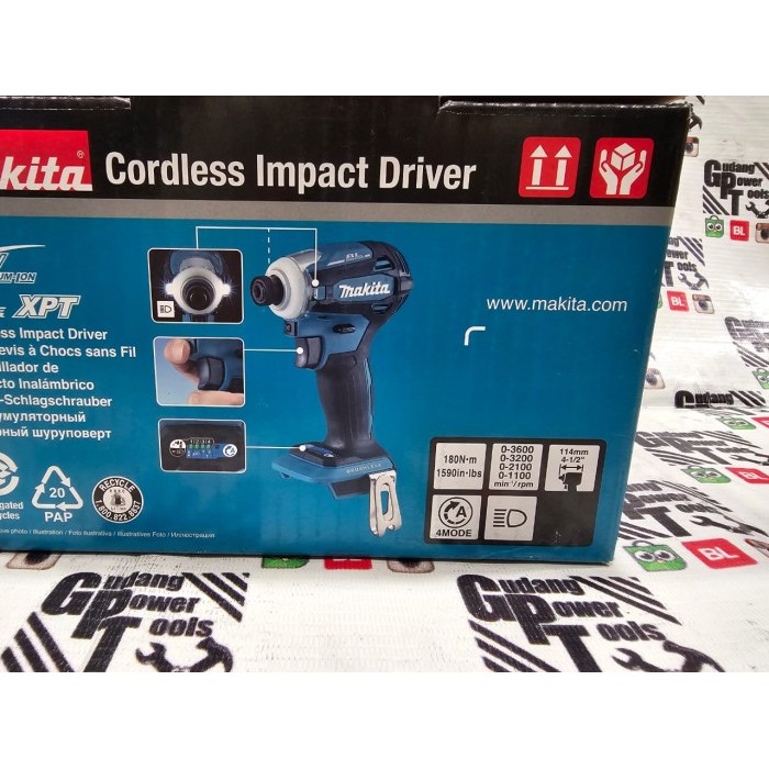 Mesin Cordless Impact Driver Makita 18V Seri Dtd