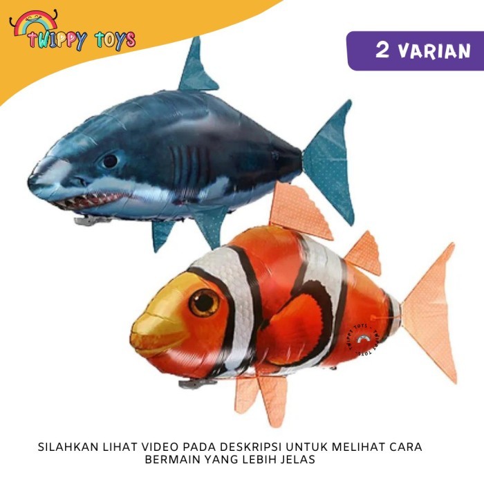 Flying fish remot control ikan terbang remot kontrol mainan pesawat RC