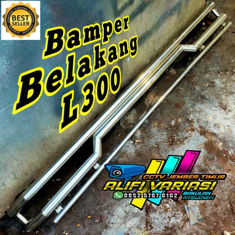 Bamper Bemper Bumper Belakang Stainlees L300