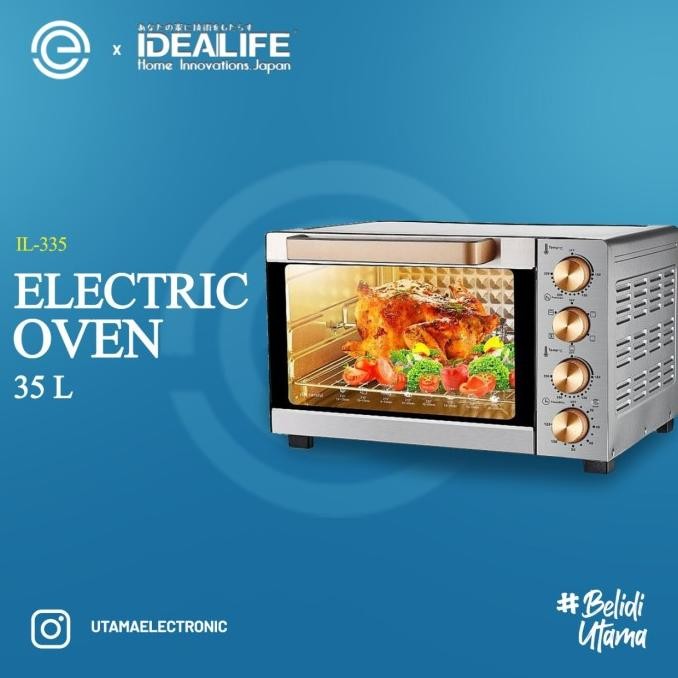 IDEALIFE Oven Listrik 35 Liter IL-335