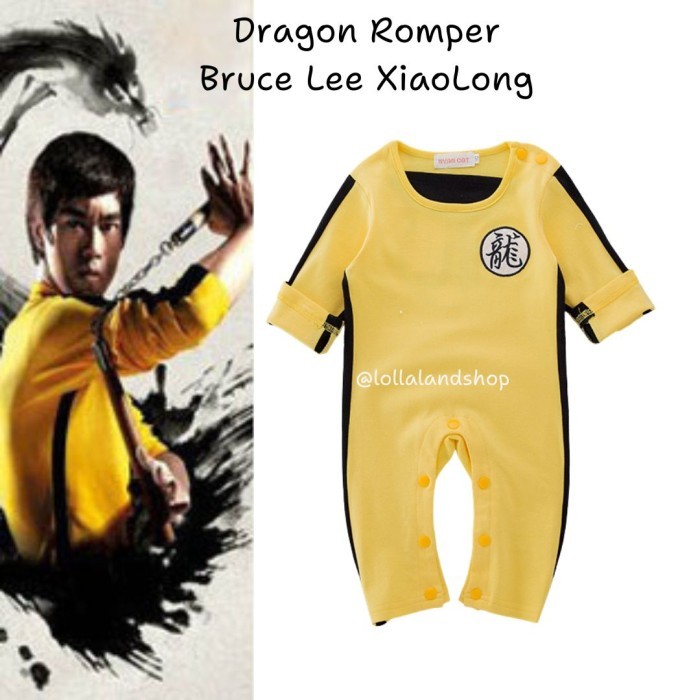 CHL BAJU KUNGFU BRUCE LEE ROMPER ANAK IMPORT BC1746 BRUCE ROMPER SGA