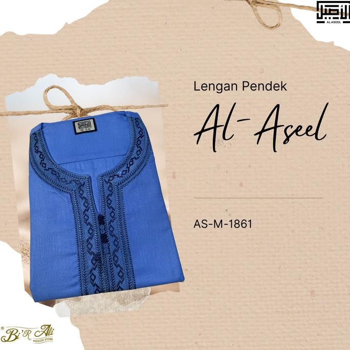 Jubah Al Aseel Dewasa Lengan Pendek Warna AS-M-1861 Terlaris